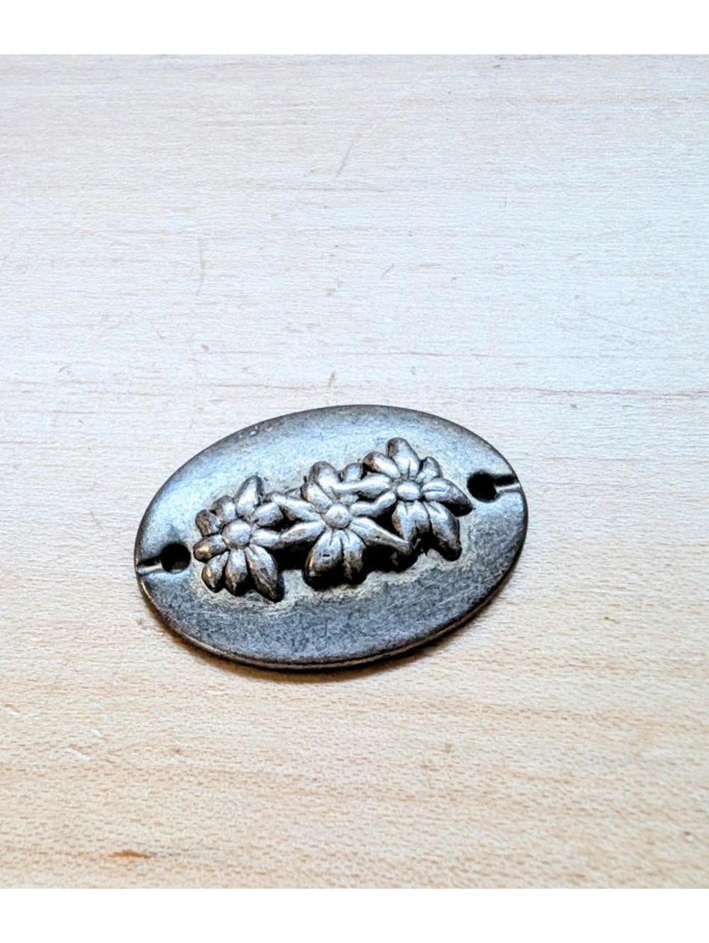 Edelweiss Metal Octoberfest Tradional sew on Brooch